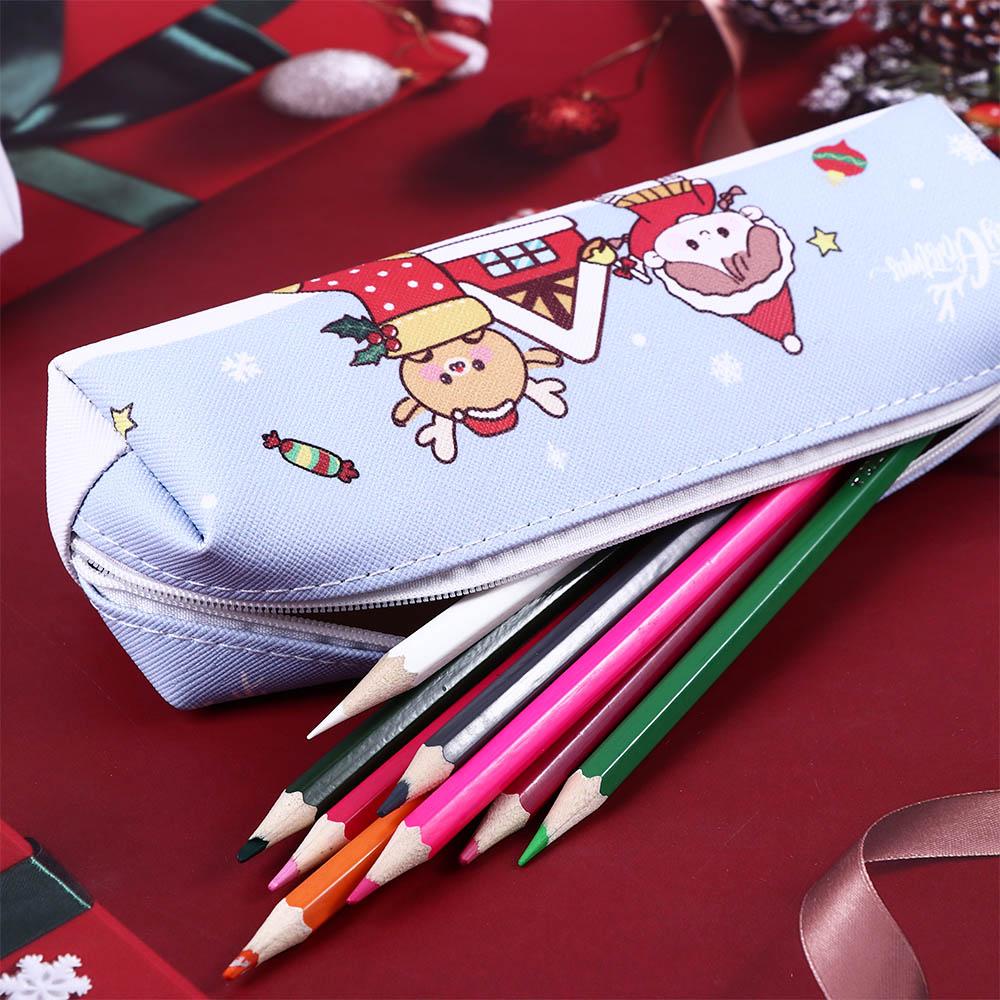 LLOYD Bóp Viết Da PU In Họa Tiết Giáng Sinh Dễ Thương