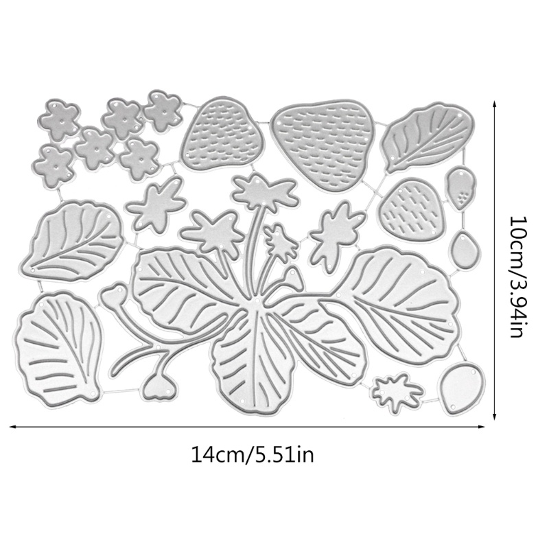 Khuôn Cắt Giấy Kim Loại Hình Lá