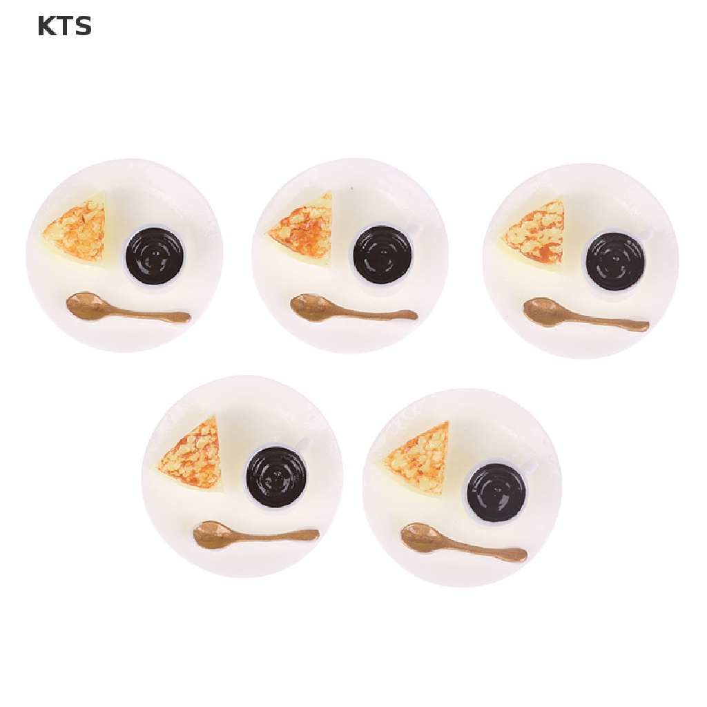 Set 5 Đĩa Kim Loại Đựng Thức Ăn 1: 12 Trang Trí Nhà Búp Bê