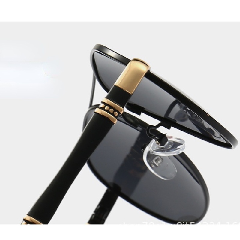 Kính Mát Phân Cực Chống Tia UV Bằng Kim Loại Thời Trang Mùa Hè Mới Cho Nam