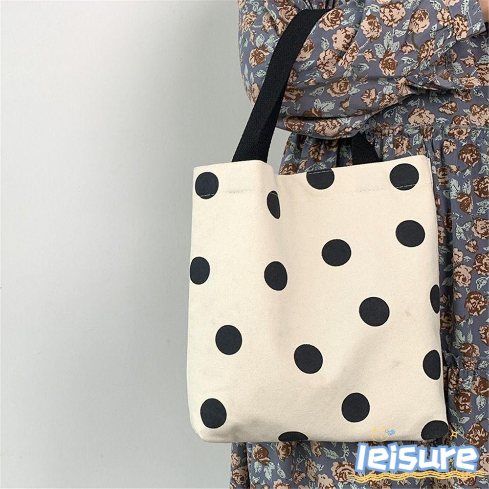 Túi Xách Vải Canvas Thiết Kế Cỡ Lớn Thời Trang Trẻ Trung