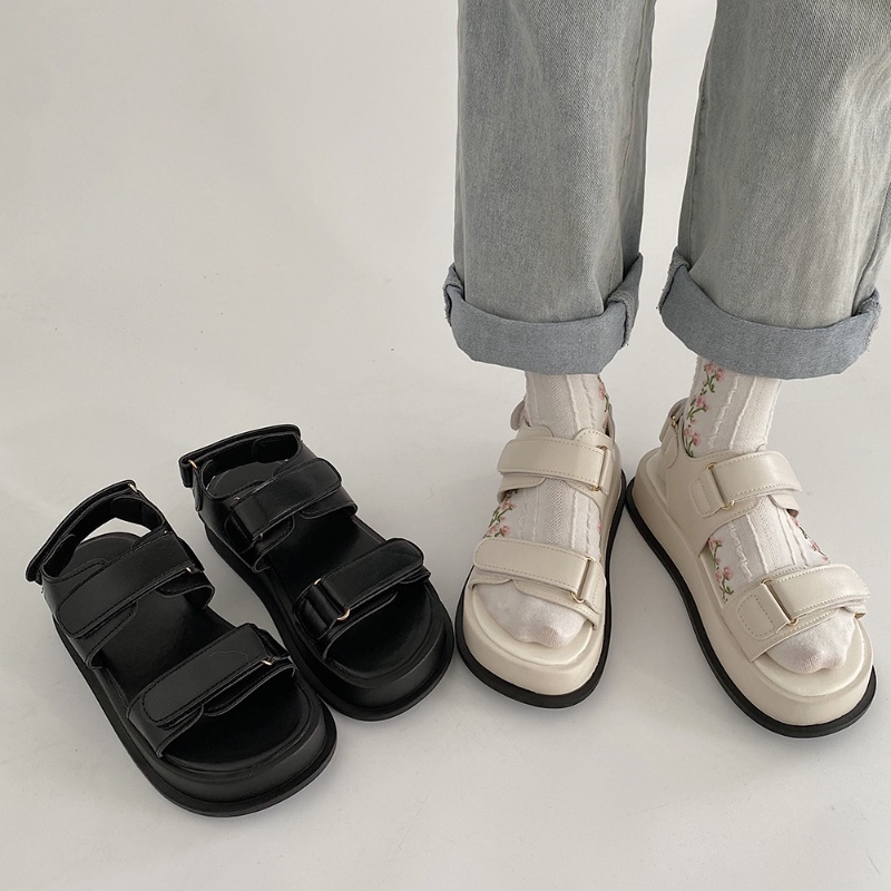 👟vận chuyển ngay lập tức+băng hình👟dép sandal nữ  - nữ dép sandal nữ đi học dép hai quai-AA1080