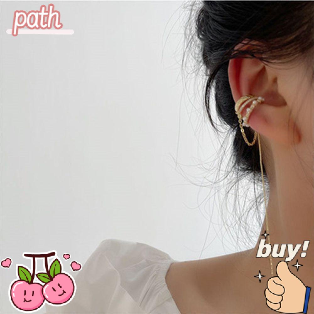 Bông Tai Dáng Dài Nhiều Lớp Phối Tua Rua Thời Trang Cho Nữ