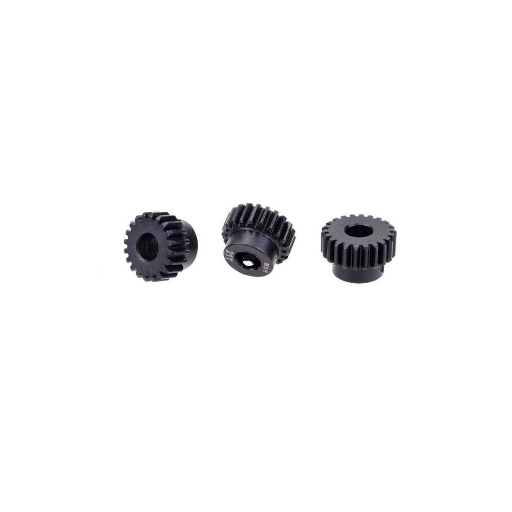 Bộ Bánh Răng Động Cơ Pinion M0.6 5.0mm 17T 18T 19T 20T 21T 22T 23T 24T 25T 26T 27T 28T Cho Xe RC 1 / 8