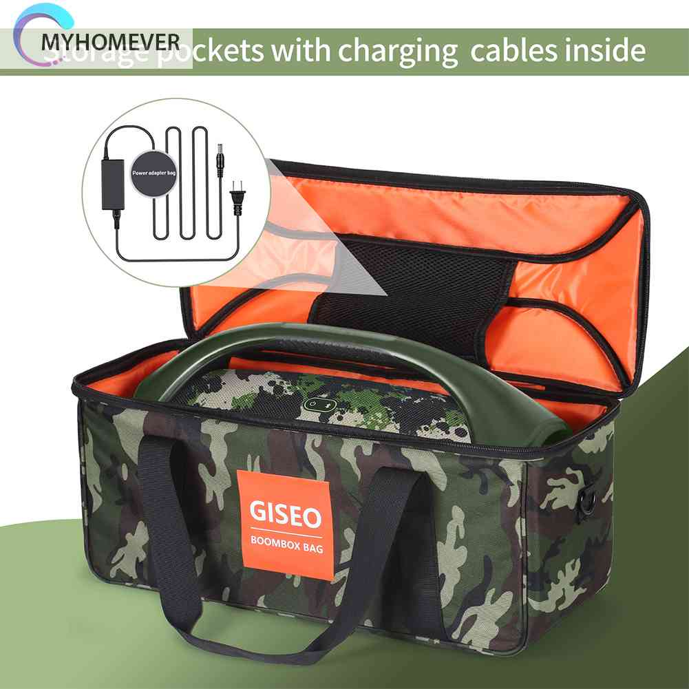 Túi Đựng Loa Chống Thấm Nước Có Dây Đeo Điều Chỉnh Được Cho JBL BOOMBOX 3 / BOOMBOX 2