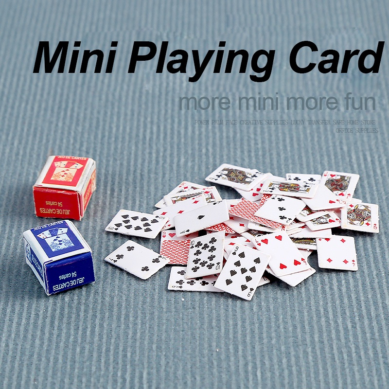 1 Bộ Bài Poker Mini 54 Lá Vui Nhộn Cho Nhà Búp Bê