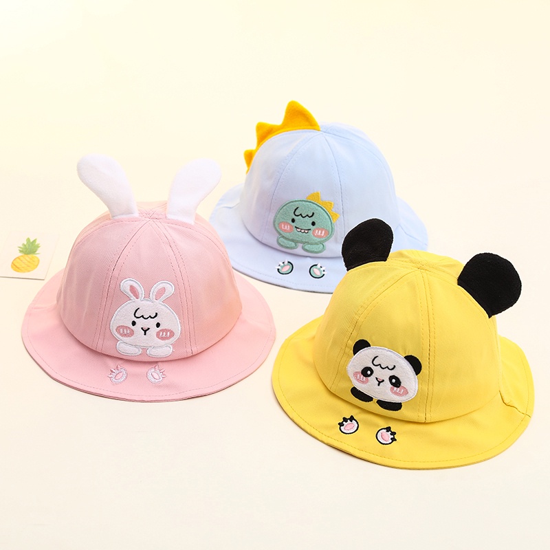 Mũ Bucket Chống Nắng Hoạ Tiết Động Vật Dễ Thương Xinh Xắn Dành Cho Bé