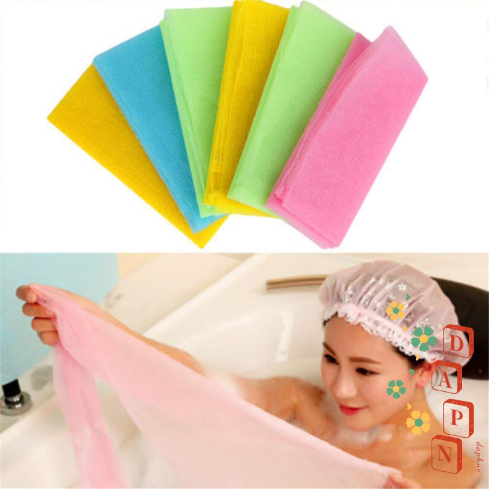 1 / 3 / 5 Khăn Tắm Tẩy Tế Bào Chết Toàn Thân Màu Sắc Ngẫu Nhiên DAPHS
