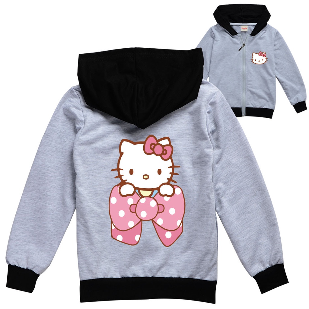 Hoạt Hình Áo Khoác hello kitty Cho Bé Gái