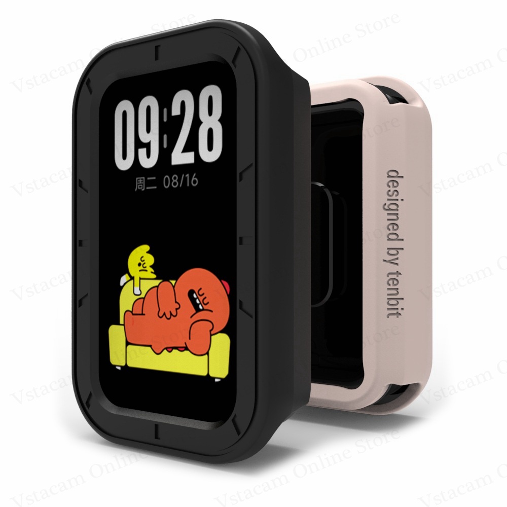 Ốp TPU Mềm 2 Trong 1 + Dây Đeo Cho Redmi Smart Band 2 mi Band2