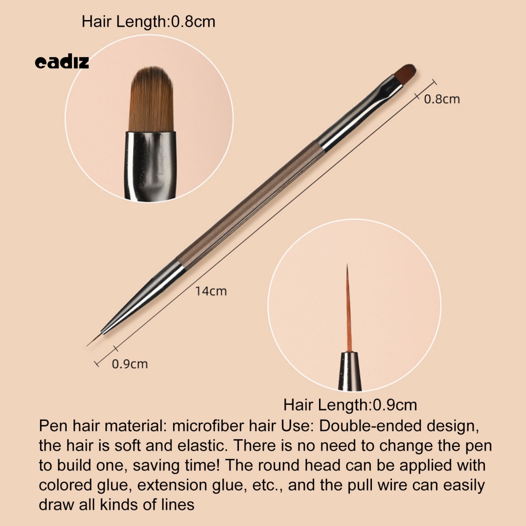 Bút Vẽ Móng Nghệ Thuật Lâu Trôi Đường Kẻ Mảnh Chuyên Nghiệp Cho Salon