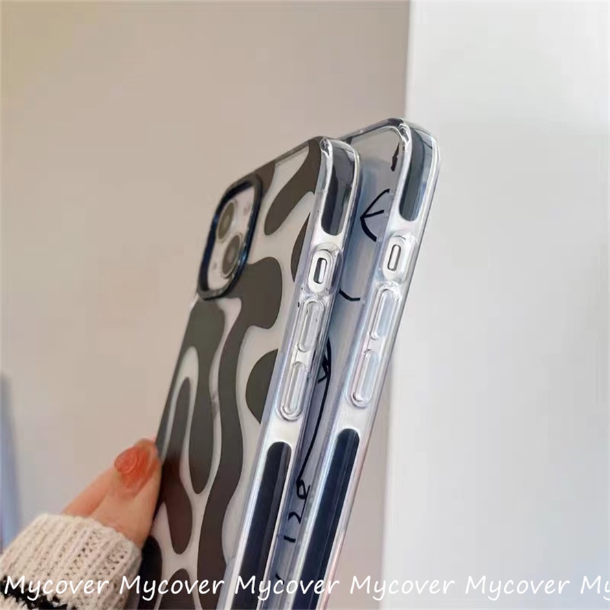 Ốp Điện Thoại Silicon Họa Tiết Tranh Trừu Tượng Chống Sốc Cho Iphone 11 12 13 14 Pro Max X Xr Xs 8 7 6 Plus SE 2020