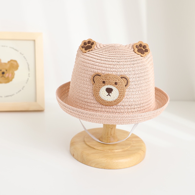 Mũ Cói Chống Nắng Mùa Hè Dễ Thương Cho Bé 2-5 Tuổi D017