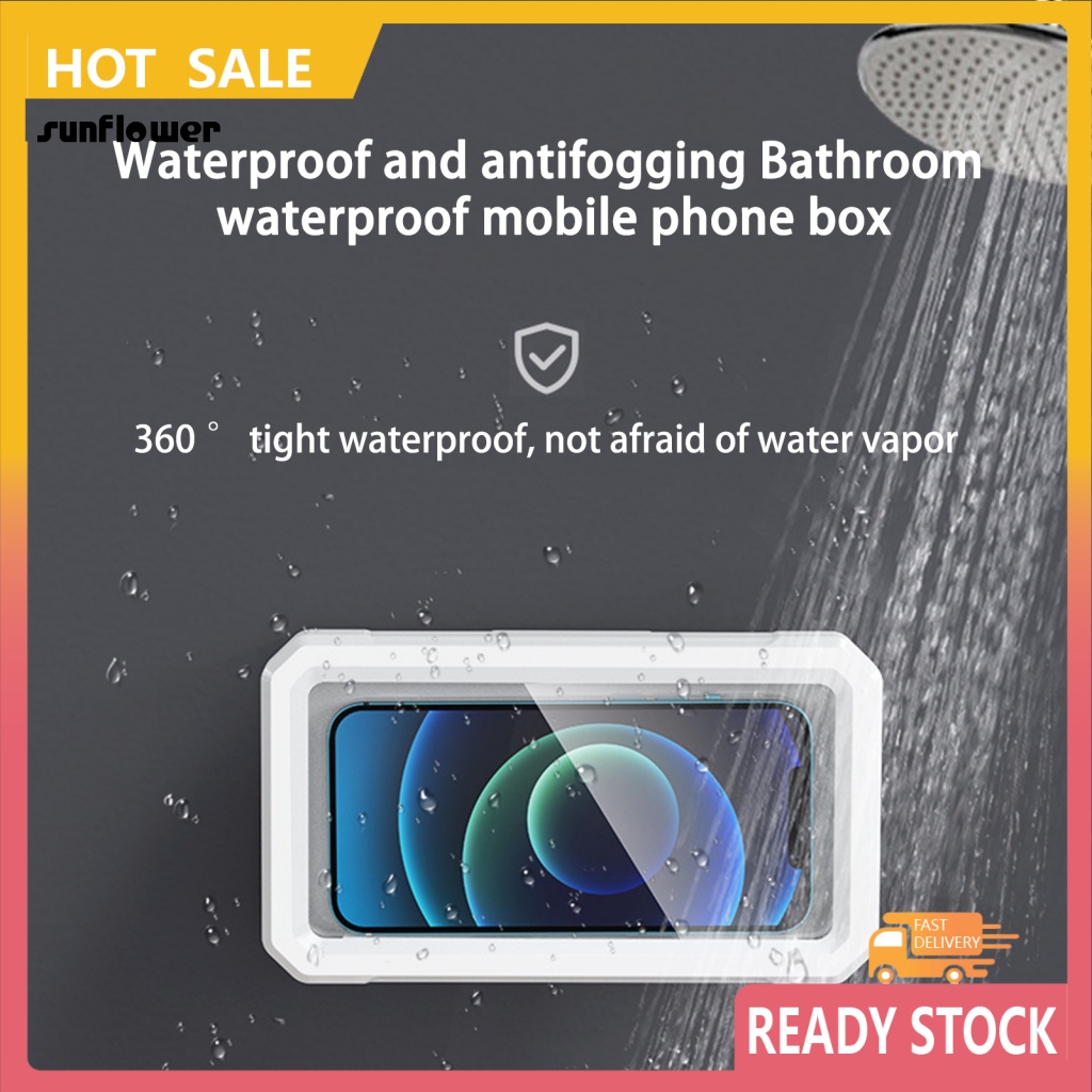 Ốp Điện Thoại Trong Suốt Độ Nhạy Cao Có Thể Điều Chỉnh Góc Độ Cho Phòng Tắm