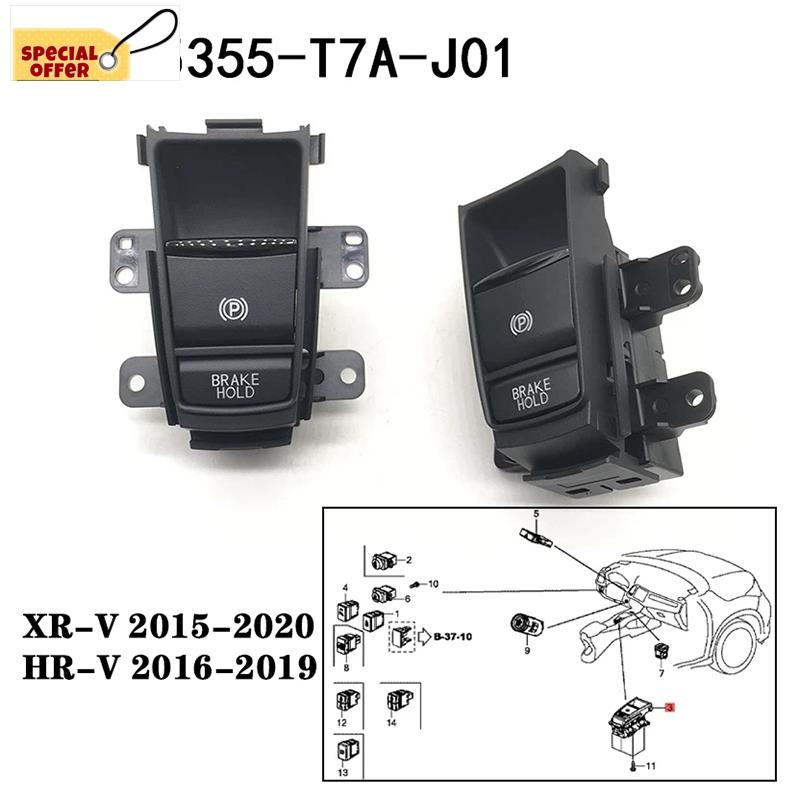 Công Tắc Phanh Tay Tự Động 35355-T7A-J01 35355T7AJ01 Cho Honda HRV XRV HR-V XR-V VEZEL
