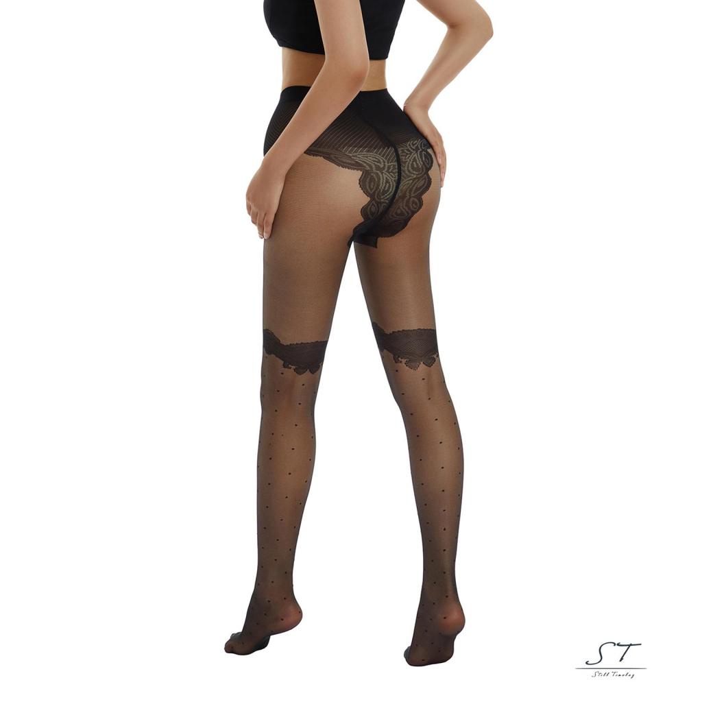 Quần Tất CY03 Họa Tiết Chấm Bi Gợi Cảm Cho Nữ