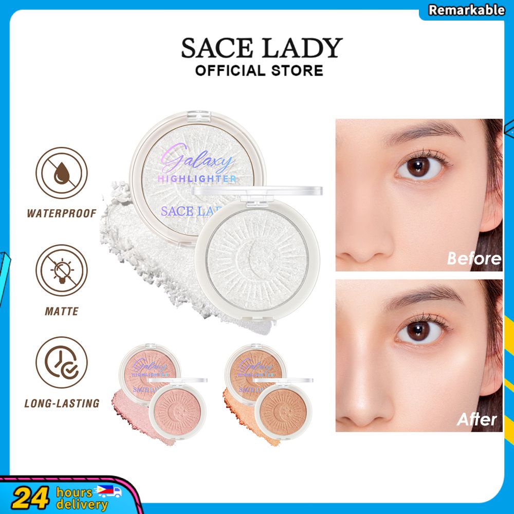 Phấn Bắt Sáng Ánh Nhũ Lấp Lánh Tự Nhiên SACE LADY