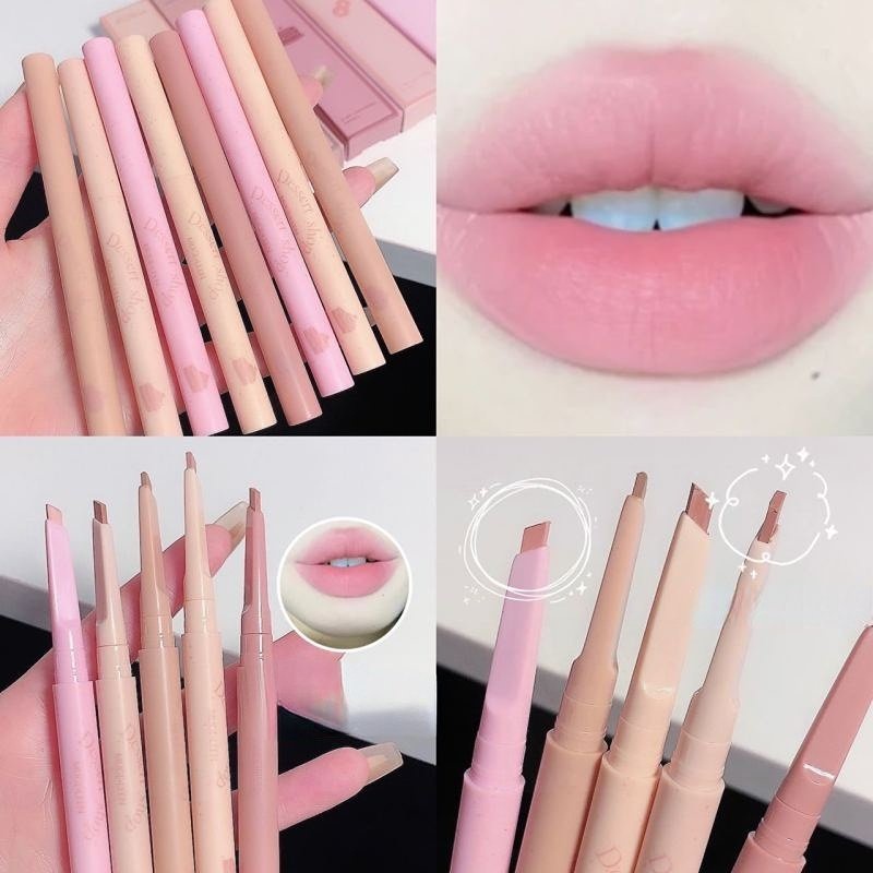 Son Môi MUGE LEEN Xoay Tự Động Lâu Trôi Không Phai Với 5 Màu Lựa Chọn Son Môi