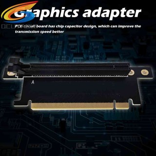 PCIe X16 Riser 90 Degree Right Angle PCI Express X16 Graphics Card Adapter