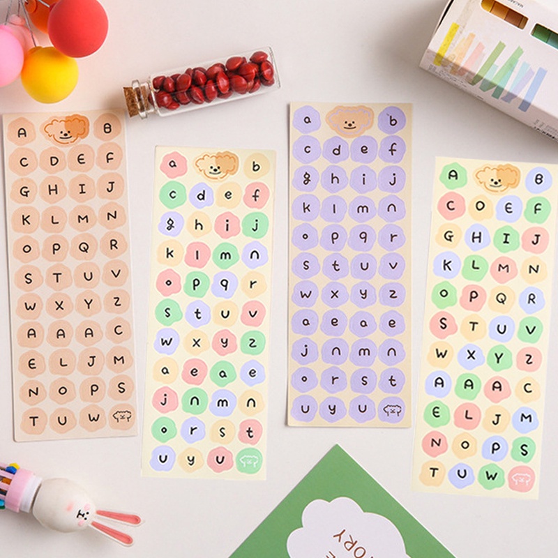 Đề Can Dán Trang Trí Cốc Nước / Đồ Dùng Hình Gấu Hoạt Hình Chống Thấm Nước DIY