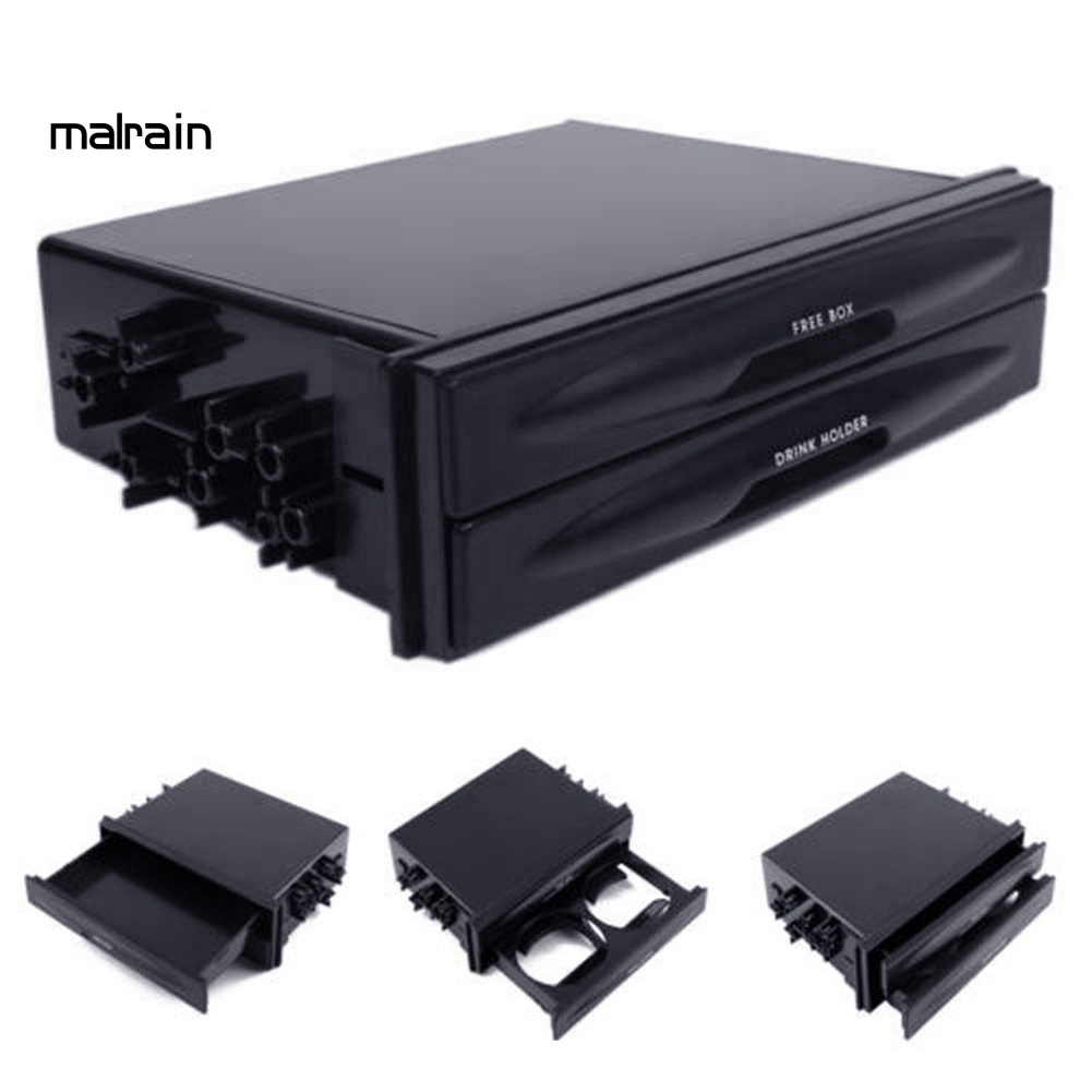 Giá Đỡ Cốc / Radio Hai Tầng Tiện Dụng Cho Xe Hơi