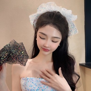 Kẹp tóc đính hạt kim sa thời trang cho nữ