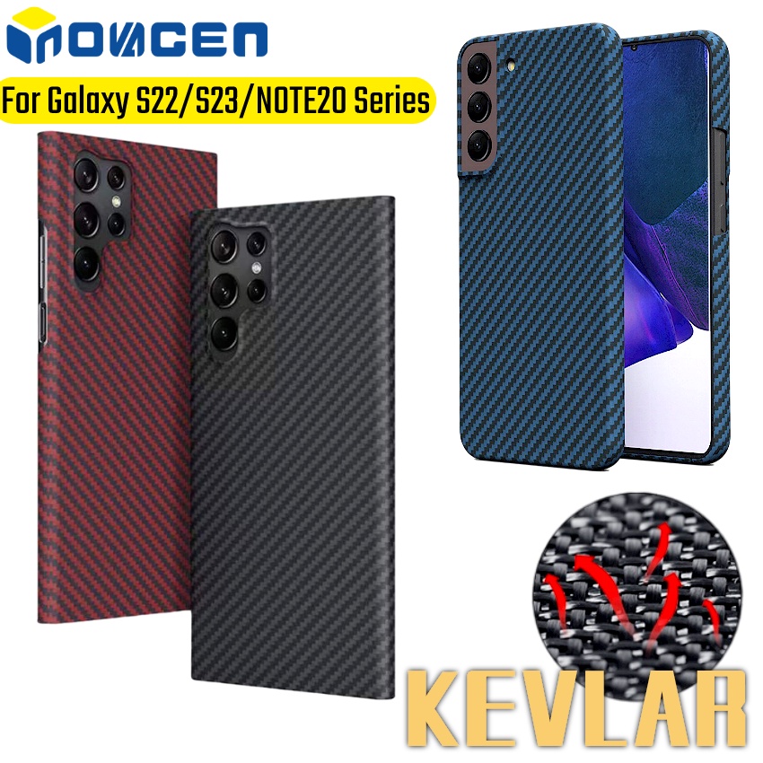 Ốp Điện Thoại Sợi Carbon Mỏng Và Nhẹ Cho Samsung NOTE20 S22 S23 Plus S23 Ultra