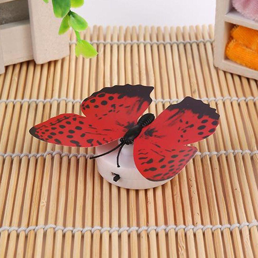 Set 5 Đèn LED Hình Bươm Bướm Nhiều Màu Sắc Dùng Để Trang Trí Phòng Ngủ Cho Bé