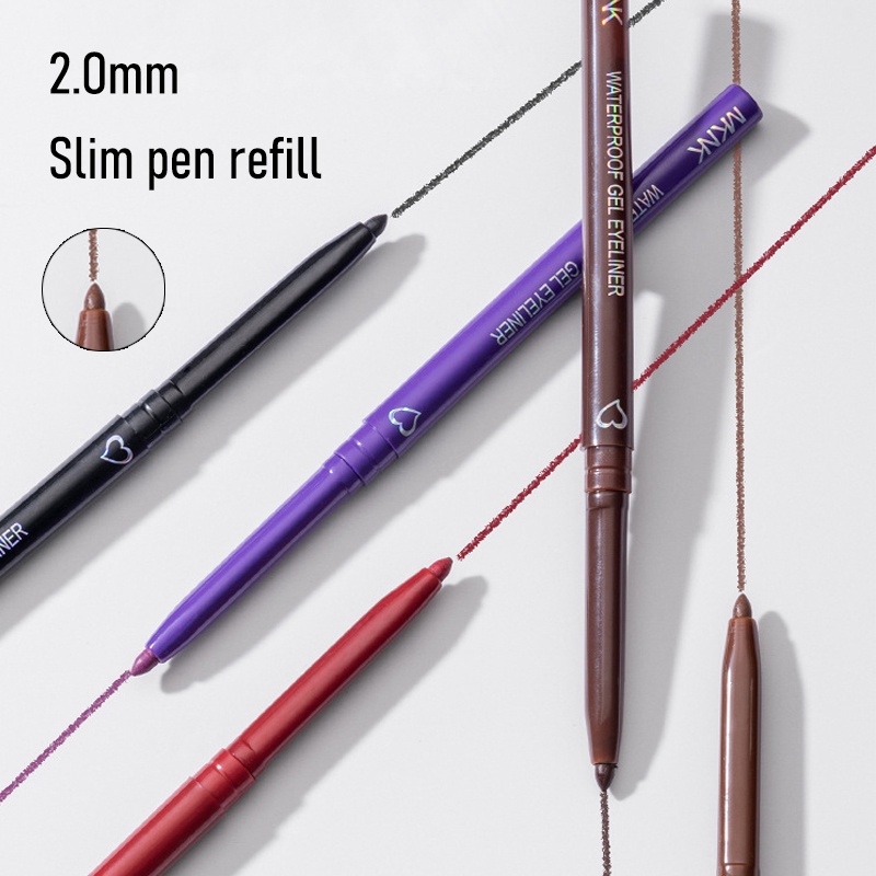 Bút Kẻ Mắt Màu Đen Mượt Mà Chống Nước Lâu Trôi