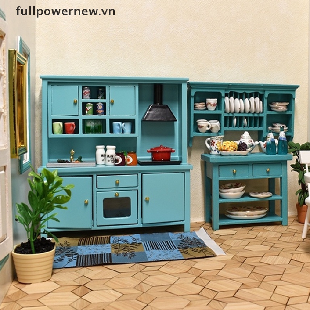 Mô Hình Tủ Bếp Mini Tỉ Lệ 1: 12 Trang Trí Nhà Búp Bê