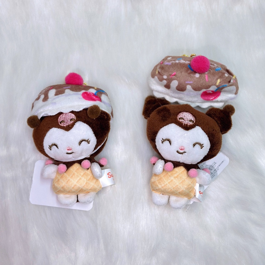 SANRIO Móc Khóa Hình Que Kem Kuromi My Melody Cinnamoroll Nhồi Bông Dễ Thương