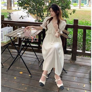 NZN Váy nữ Pháp mới lưng cao