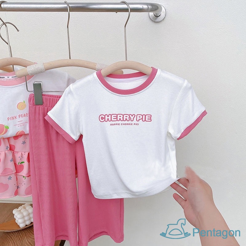 Bộ Áo Khoác Tay Ngắn Thoải Mái Dễ Thương Phong Cách Hàn Quốc Thời Trang Mùa Hè Cho Bé Gái