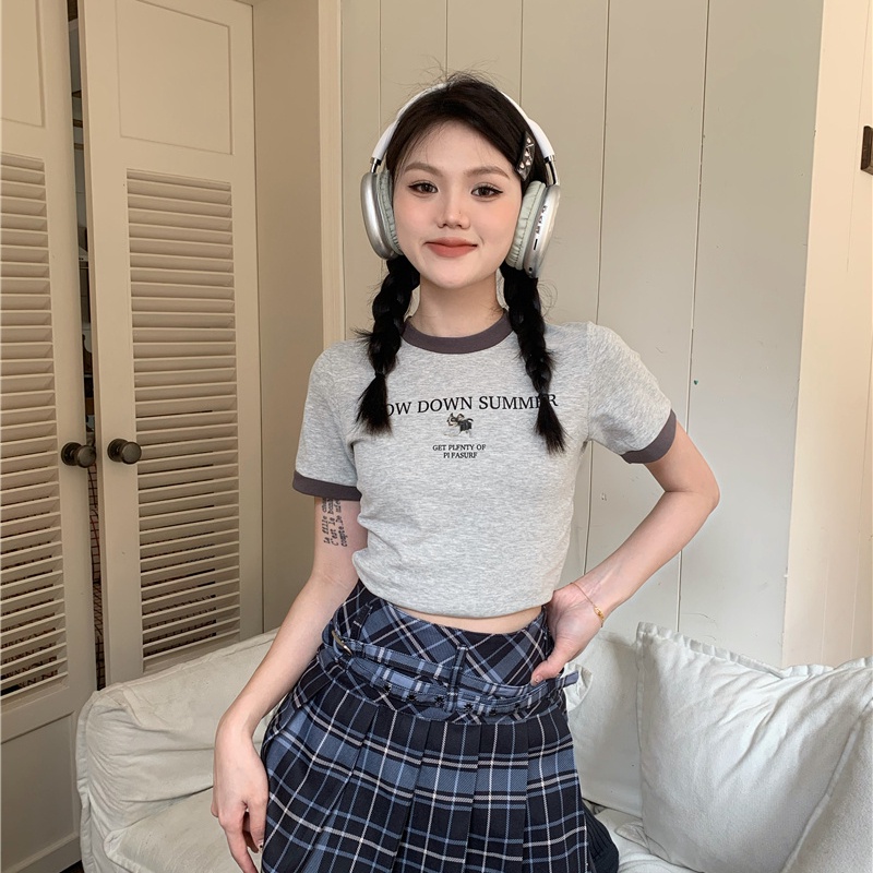 COZOK Áo Thun Ngắn Tay In Họa Tiết Thời Trang Cá Tính