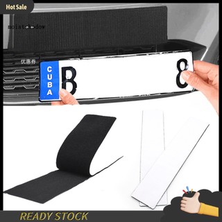 Bộ 2 giá đỡ biển số xe hơi không khung chống thời tiết màu đen
