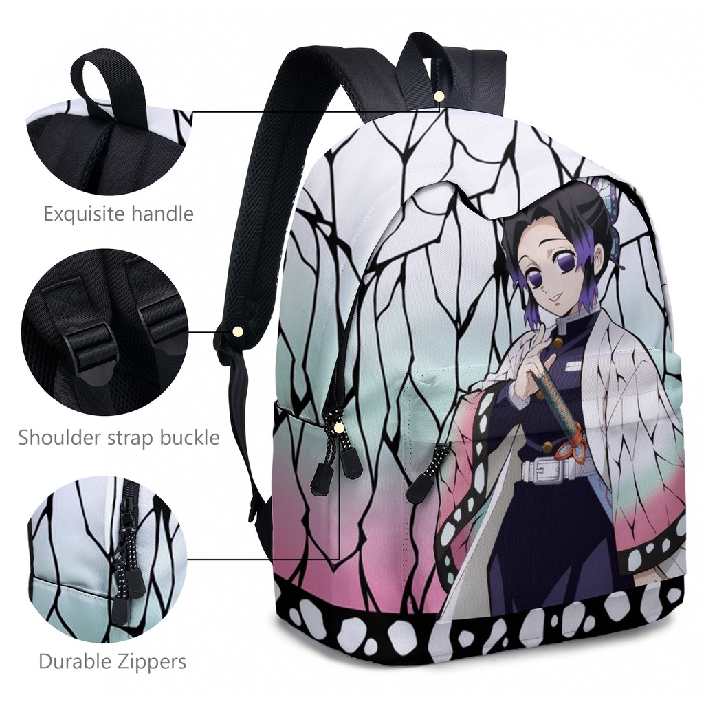 Balo Đi Học Họa Tiết Demon Slayer Độc Đáo Cho Bé