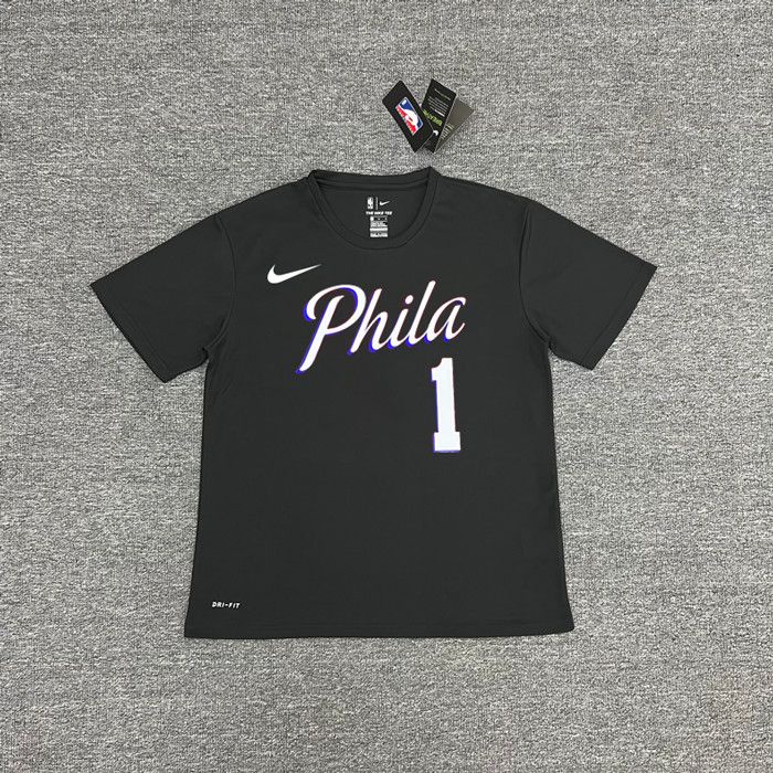 Áo Thun Bóng Rổ Tay Ngắn In Số 76 Người Chất Liệu Nhanh Khô Cao Cấp