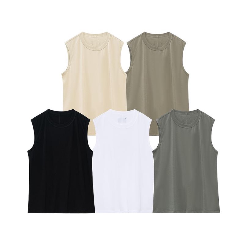 Áo Sát Nách Unisex Bằng Cotton Dễ Phối Đồ