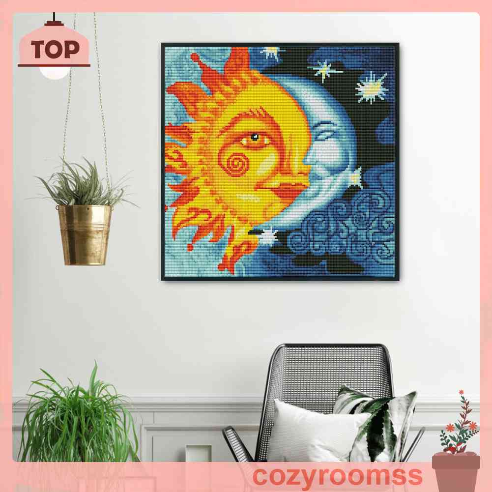 Bộ Dụng Cụ Thêu Tranh Chữ Thập 11CT DIY Hình Hoạt Hình