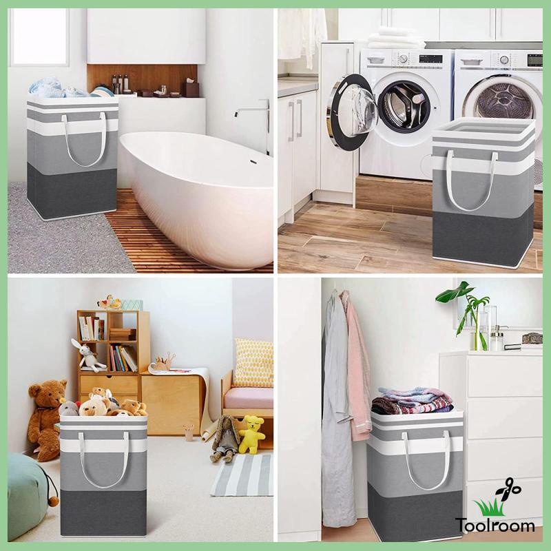 Giỏ Đựng Quần Áo Bẩn Có Thể Gấp Gọn Tiện Dụng Cho Gia Đình / Ban Công