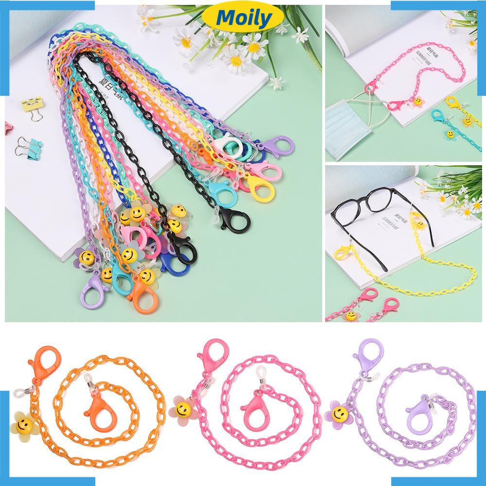 Dây đeo kính đọc sách bằng acrylic siêu nhẹ chống thất lạc đa năng thời trang cho nam nữ