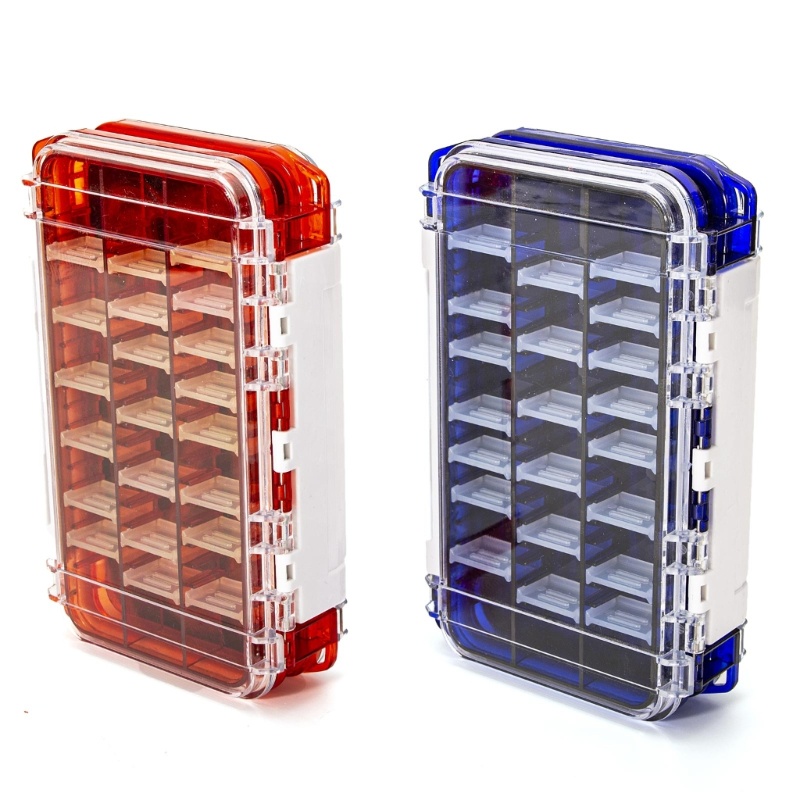 Hộp Đựng Mồi Câu Cá Hai Mặt Có Chia Ngăn Tiện Dụng