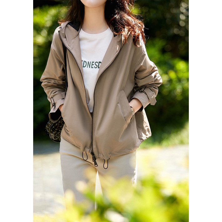 Áo Khoác Thời Trang Xuân Thu Phong Cách Hàn Quốc Dành Cho Nữ