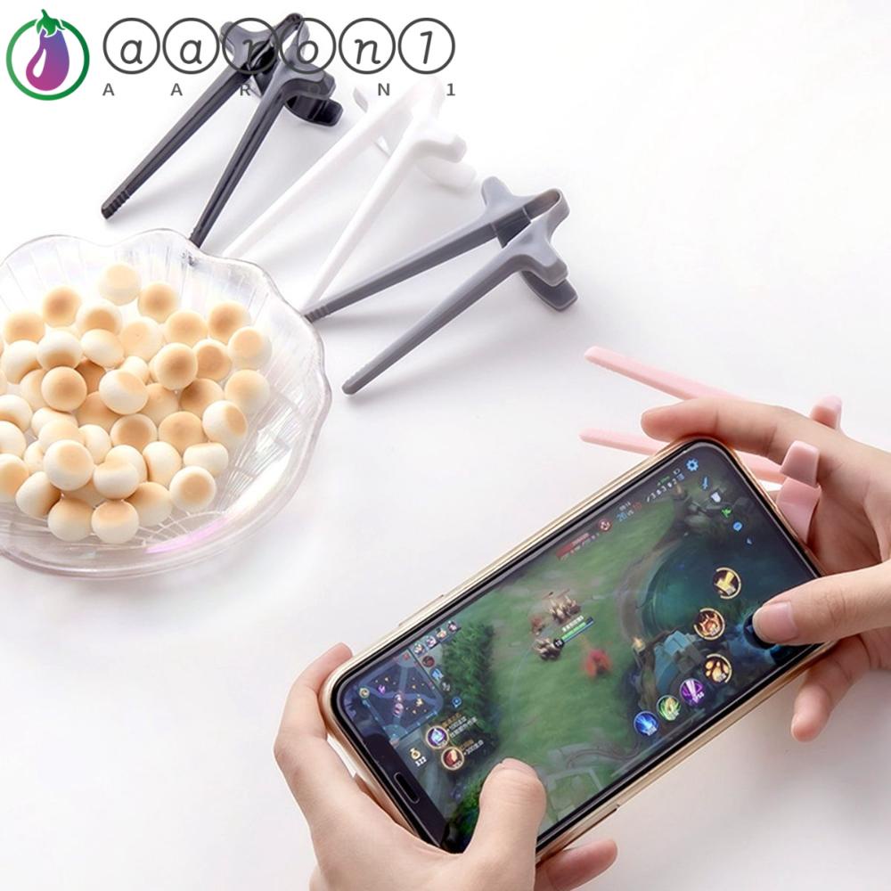 Aaron1 Dụng Cụ Nhặt Đồ Ăn Vặt Kẹp Ngón Tay Chơi Game Bằng Nhựa Sáng Tạo Có Thể Tái Sử Dụng Nhiều Màu Sắc Cho Người Lười