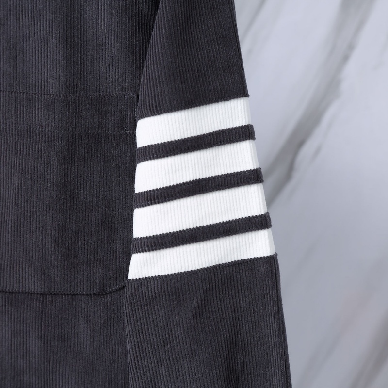 Áo sơ mi nam dài tay vải nhung THOM Thời Trang Trẻ Trung cho nam và nữ