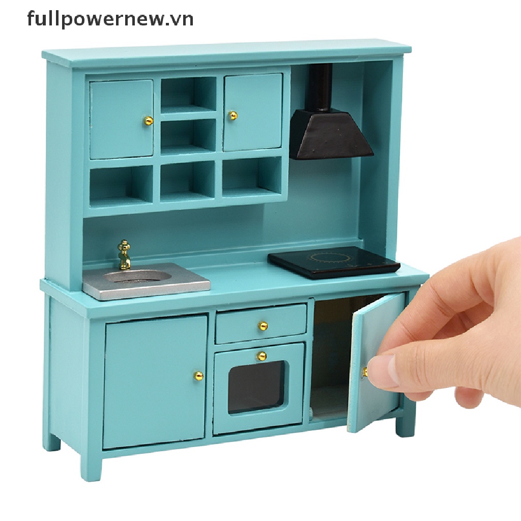 Mô Hình Tủ Bếp Mini Tỉ Lệ 1: 12 Trang Trí Nhà Búp Bê