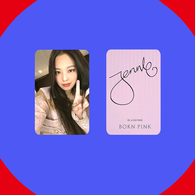 Album Sưu Tầm Thẻ Cao Su Màu Hồng BlackPink Phiên Bản Màu Xám LISA JISOO JENNIE ROSE