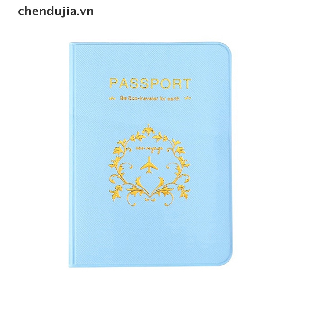 Bao Da PVC Chất Lượng Cao Bọc Hộ Chiếu Thẻ ID Passport Du Lịch Tiện Lợi