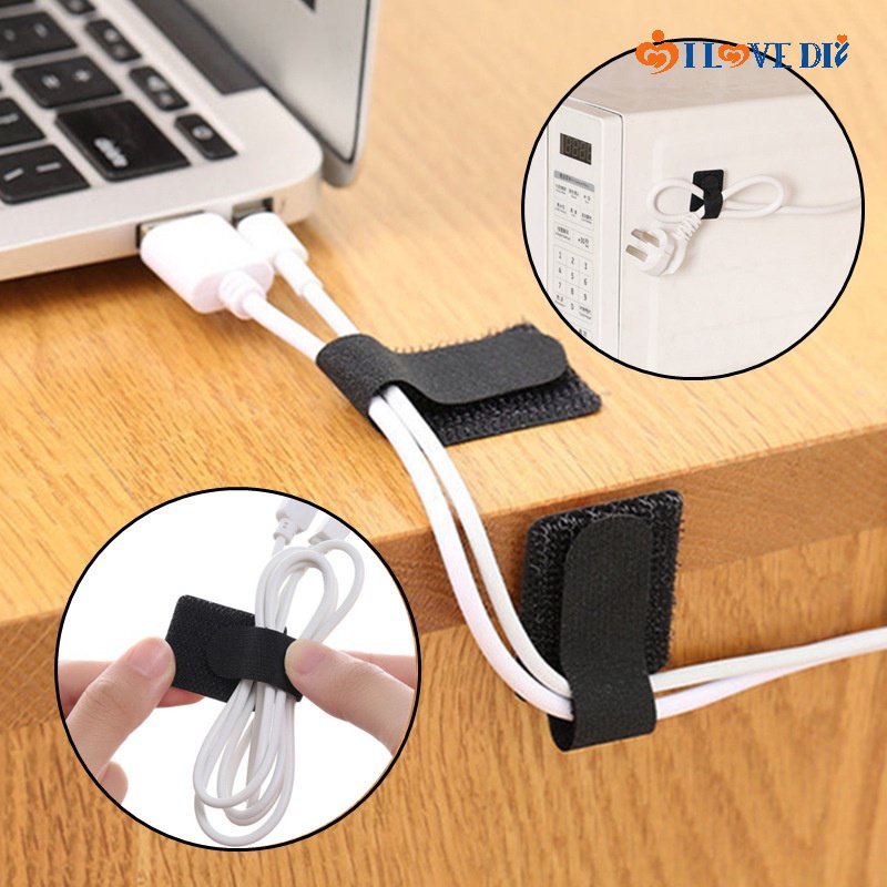 Cuộn Dây Nylon Dán Cố Định Dây Cáp Đa Năng Có Thể Tái Sử Dụng