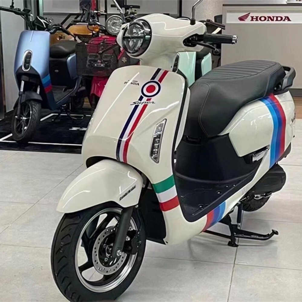 Miếng Đề Can Phản Quang Dán Trang Trí Bình Xăng Xe Máy Honda Vespa BMW